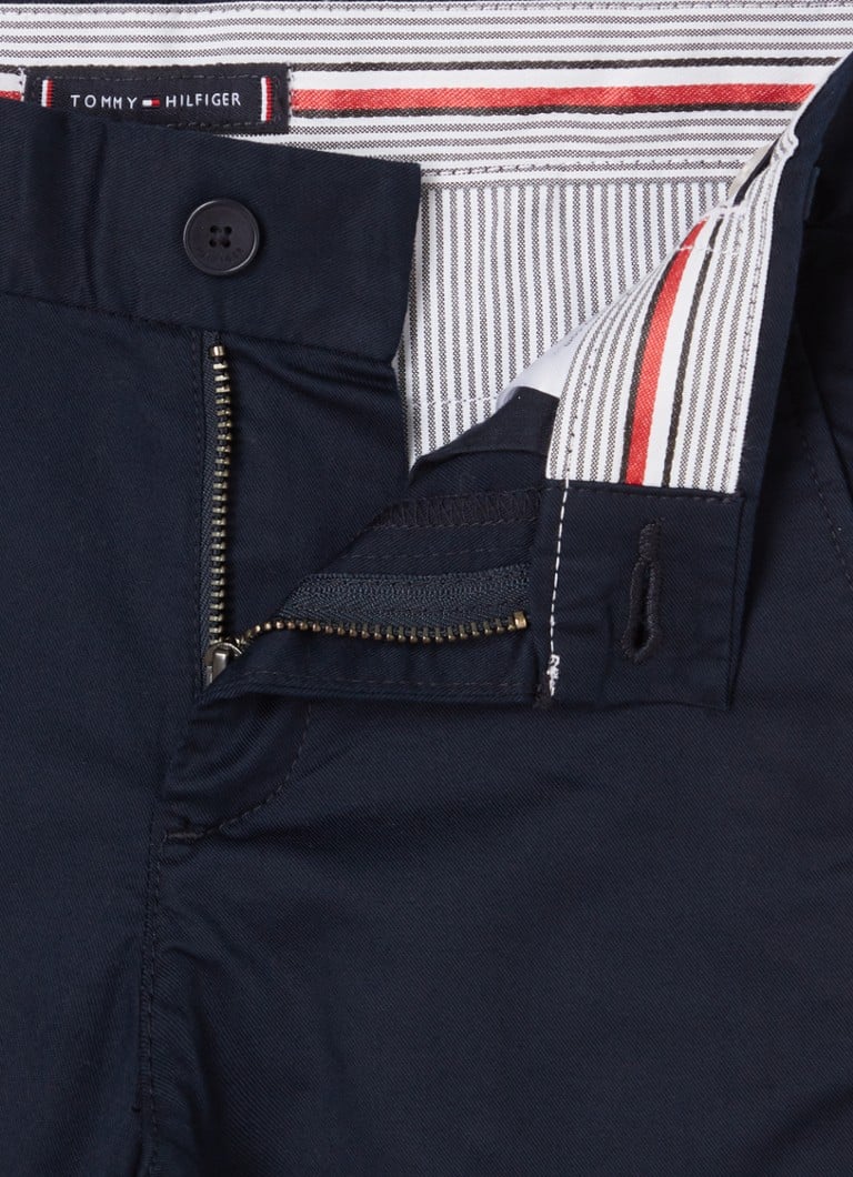 Pantaloni chino slim fit Tommy Hilfiger 1985 cu buzunare laterale