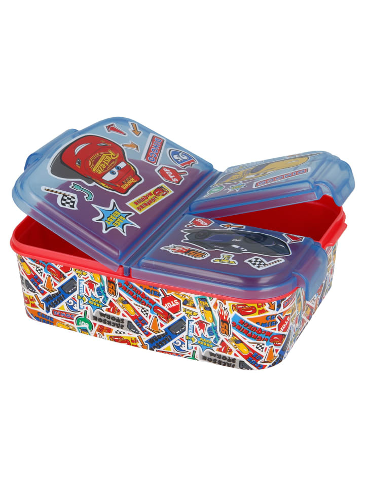 Disney Cars Brotdose Disney Cars mit 3-Fach-Unterteilung in Bunt günstig kaufen 5,5