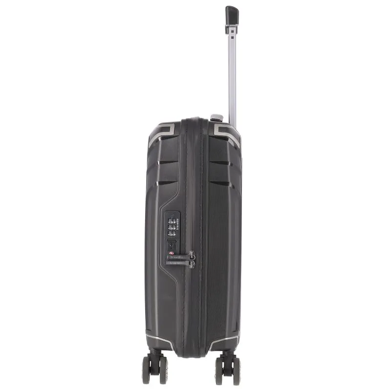 Travelite ELVAA Trolley S mit 4 Rollen - Schwarz