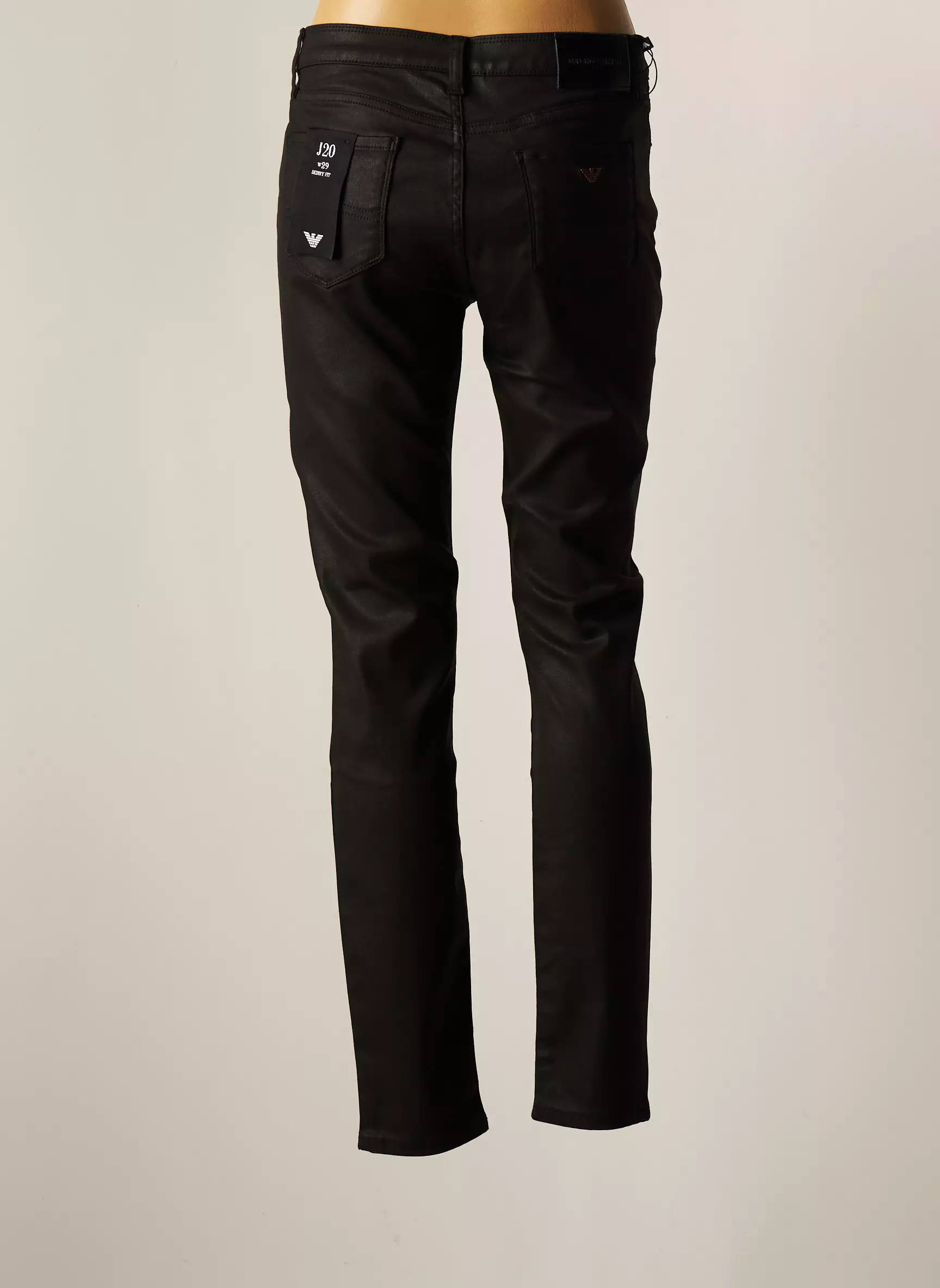 Emporio Armani Pantalons Slim Femme couleur noir