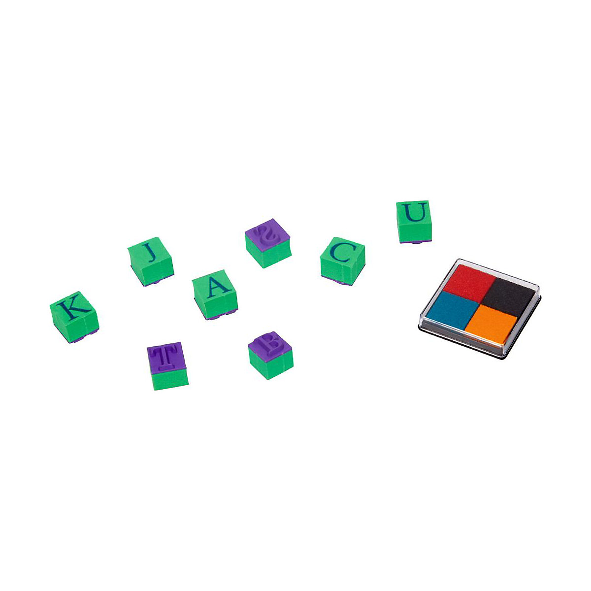 Bunte Geschenke Stempel-ABC