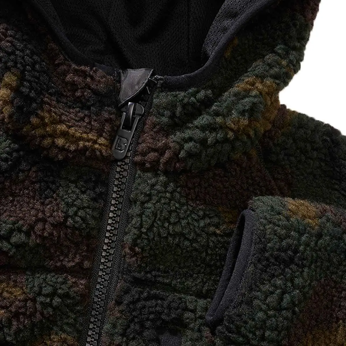 Kinder Teddyfleece Jacke woodland