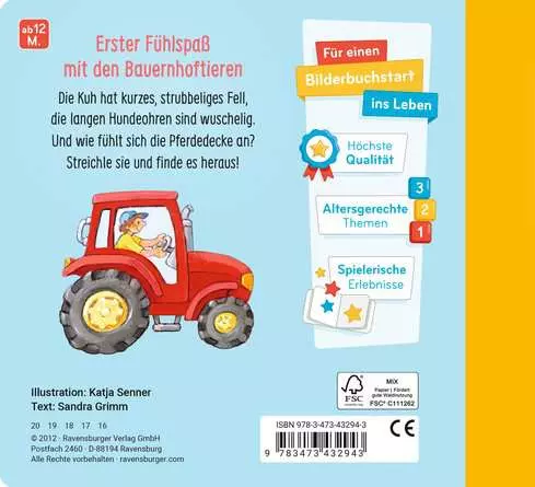 Mein erstes Fühlbuch: Mein kleiner Bauernhof
