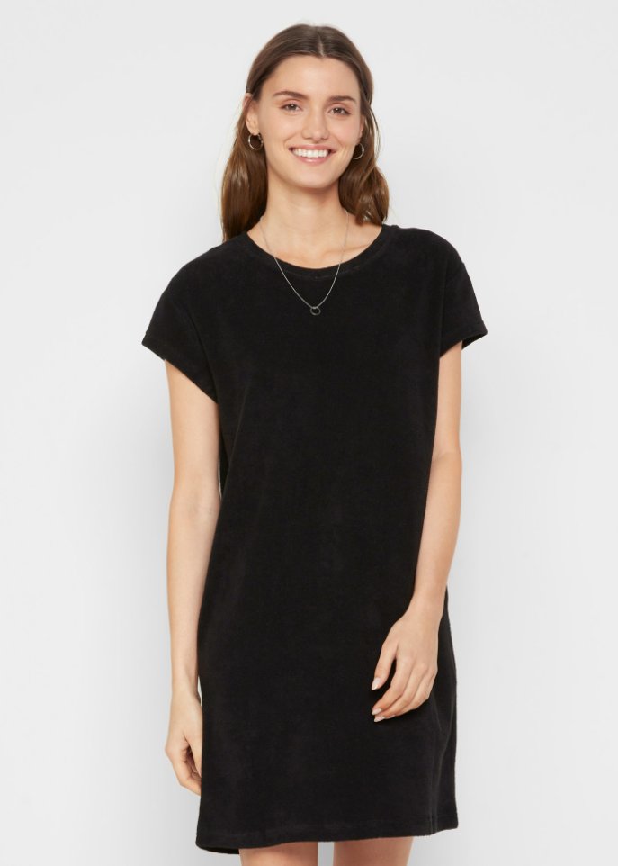 T-Shirt-Kleid aus Frottee