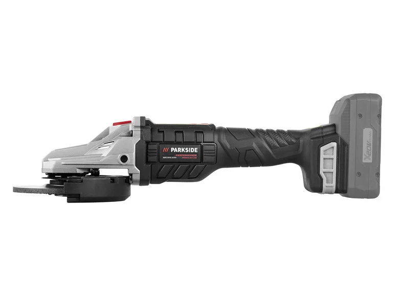 Esmerilhadeira angular sem fio PARKSIDE PERFORMANCE® com cabeça plana PPWSFA 20-Li A2, 20 V