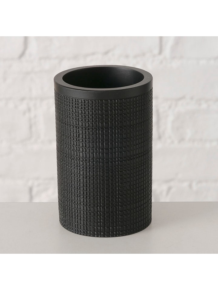 Boltze Zahnputzbecher ''Bathy'' in Schwarz - (H)11 x Ø 7 cm günstig kaufen onesize