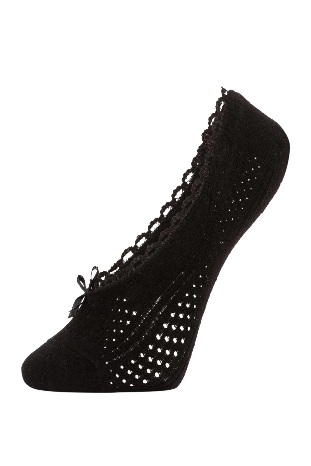 DeFacto  Ballerinasocken aus Baumwolle mit Applikation für Damen, 3-teilig, Z9631azns