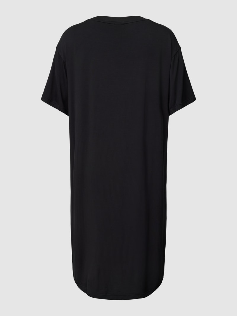Nachthemd in Überlänge Modell 'NIGHTY' in schwarz