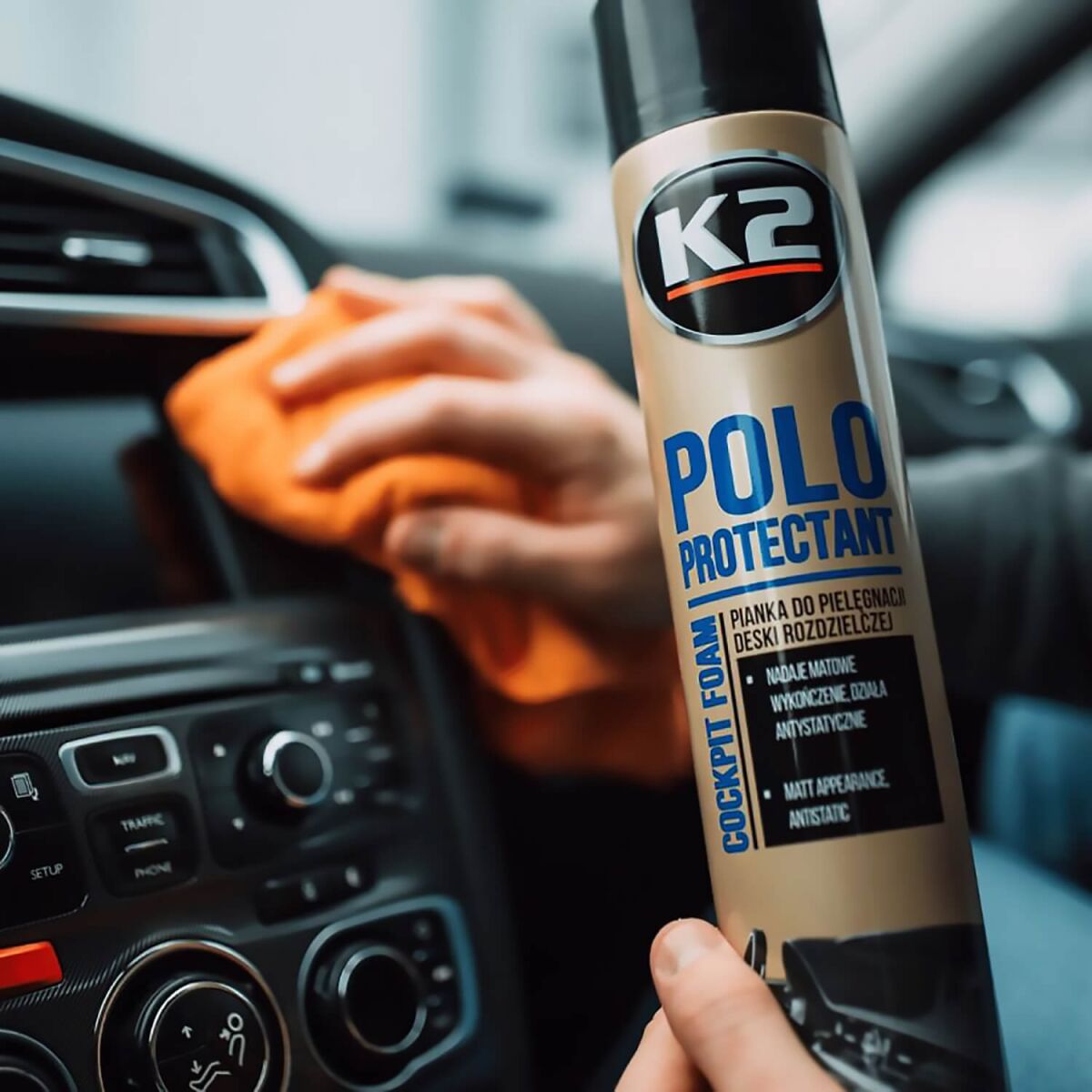 K2 Polo Protectant Reinigungsschaum Coffee 750ml