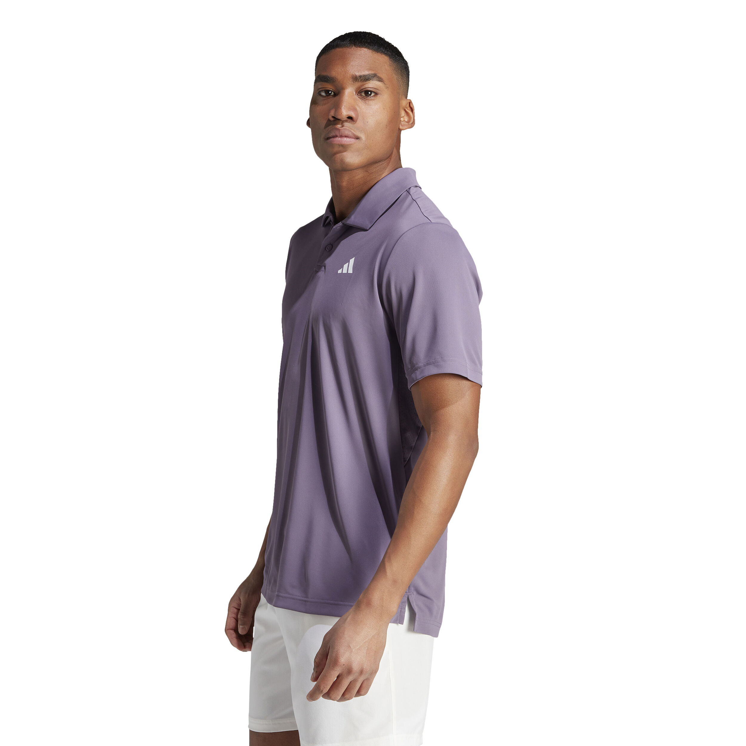 Club 3 Stripes Polo Herren - Flieder