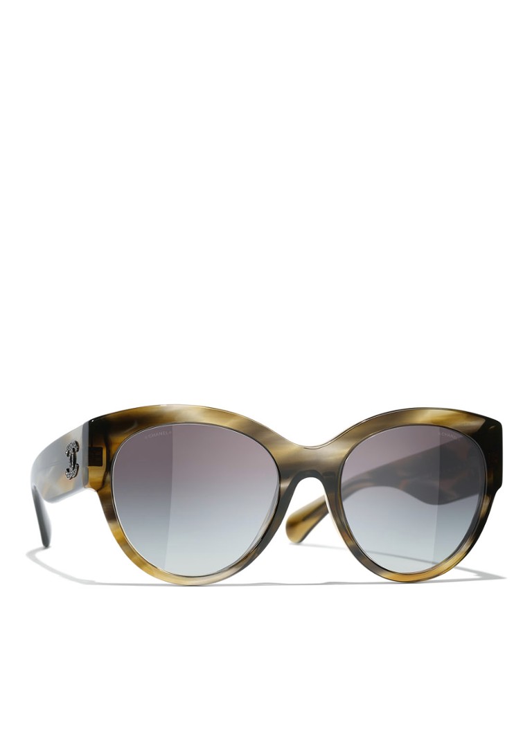 Ochelari de soare rotunzi Chanel