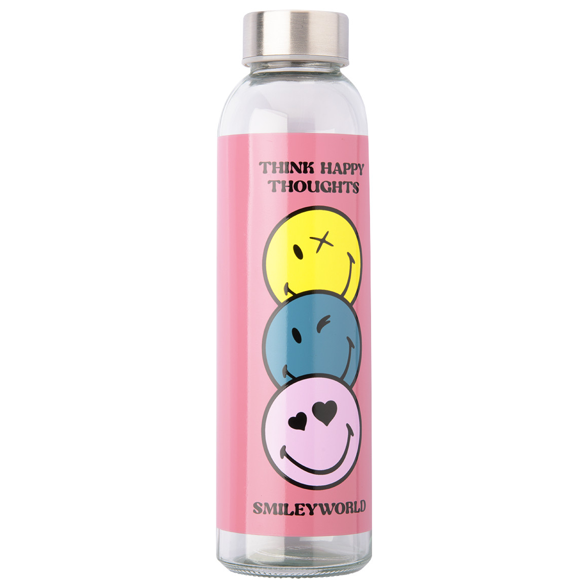 SmileyWorld Trinkflasche aus Glas