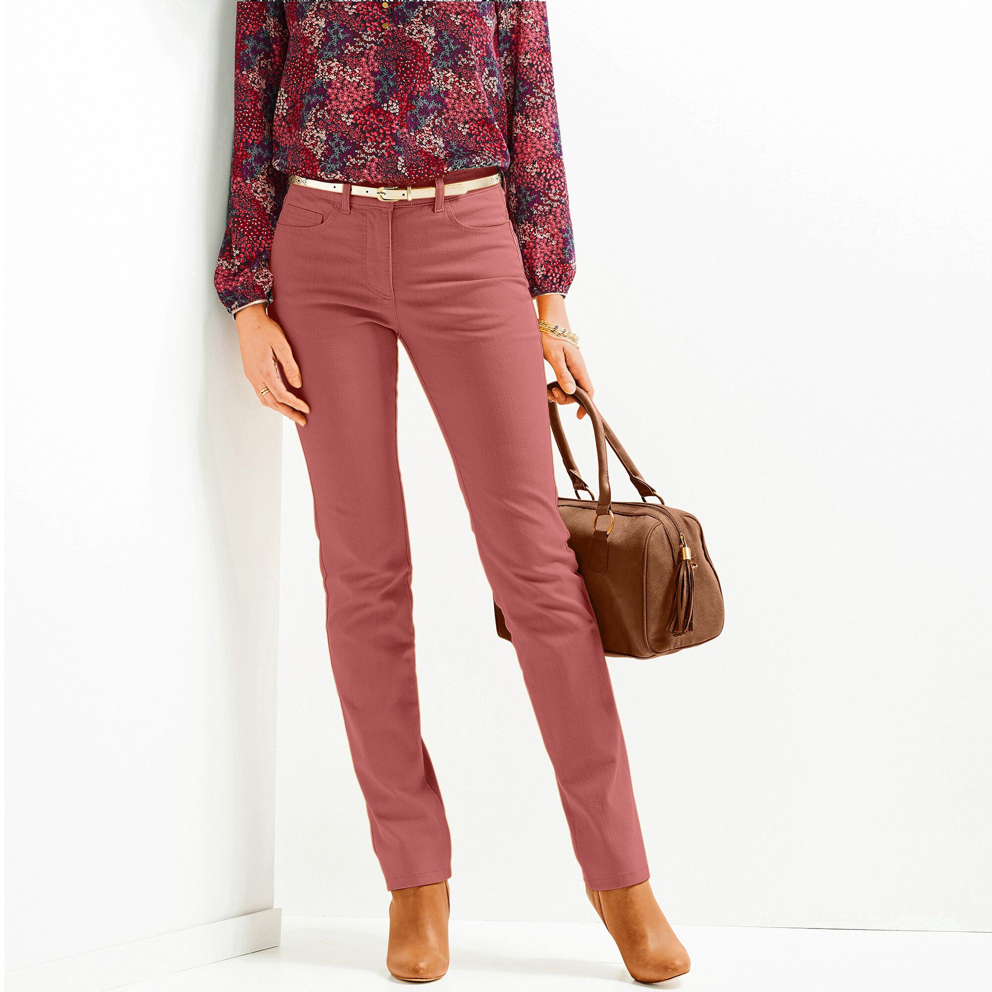 Pantalon droit gainant