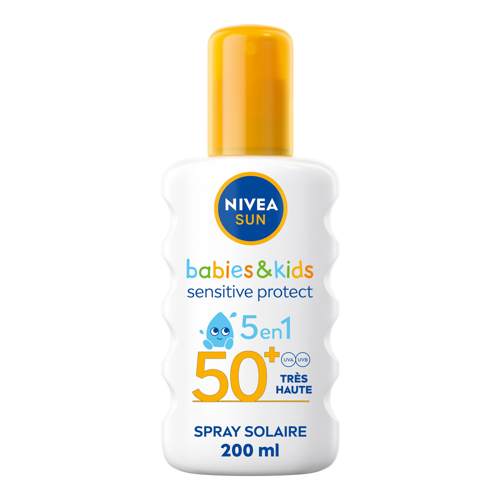 nivea Spray enfant Protect&Sensitive FPS 50+ Protection Solaire Enfants