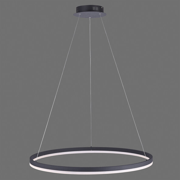 LED-Pendelleuchte Titus, Ø 80 cm, anthrazit