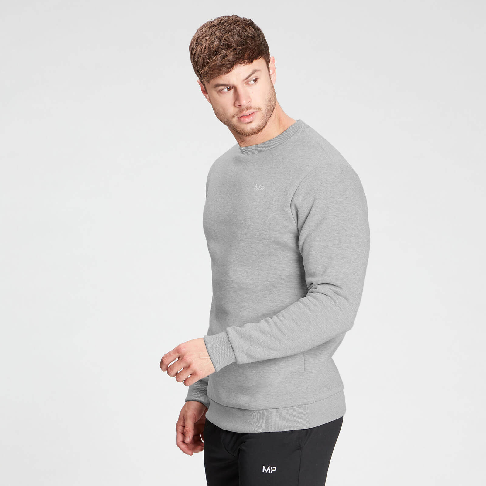 Pull MP pour hommes – Gris chiné