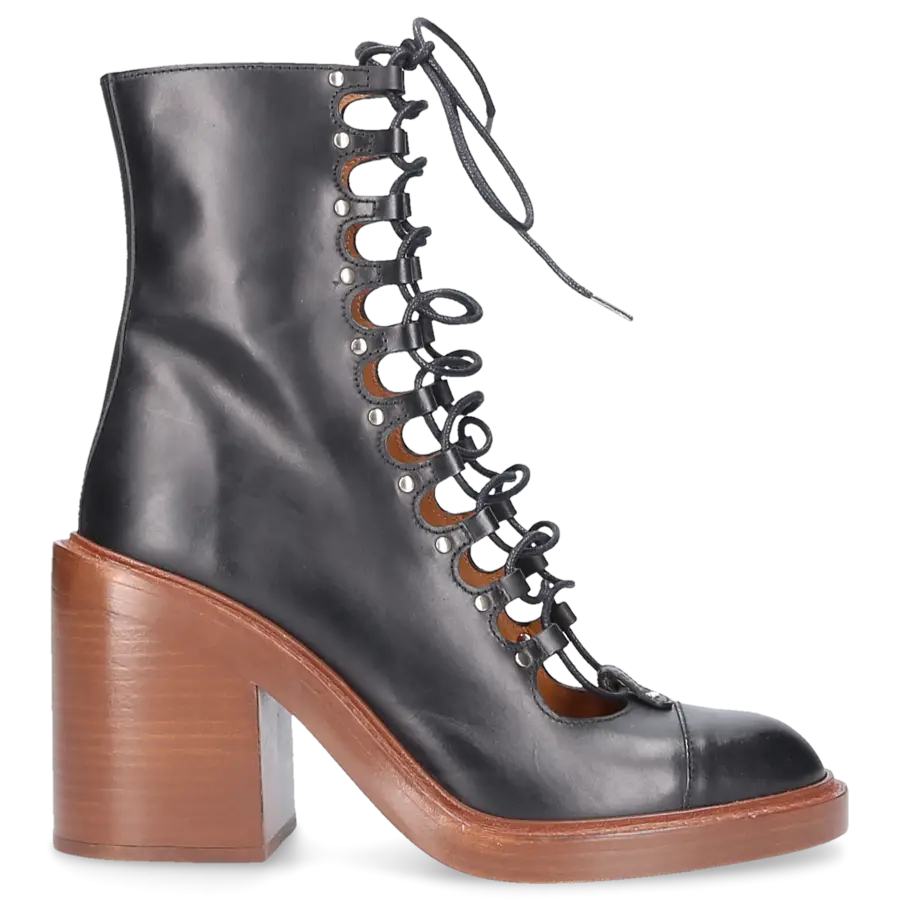 Chloé - Stiefeletten MAY Kalbsleder - schwarz