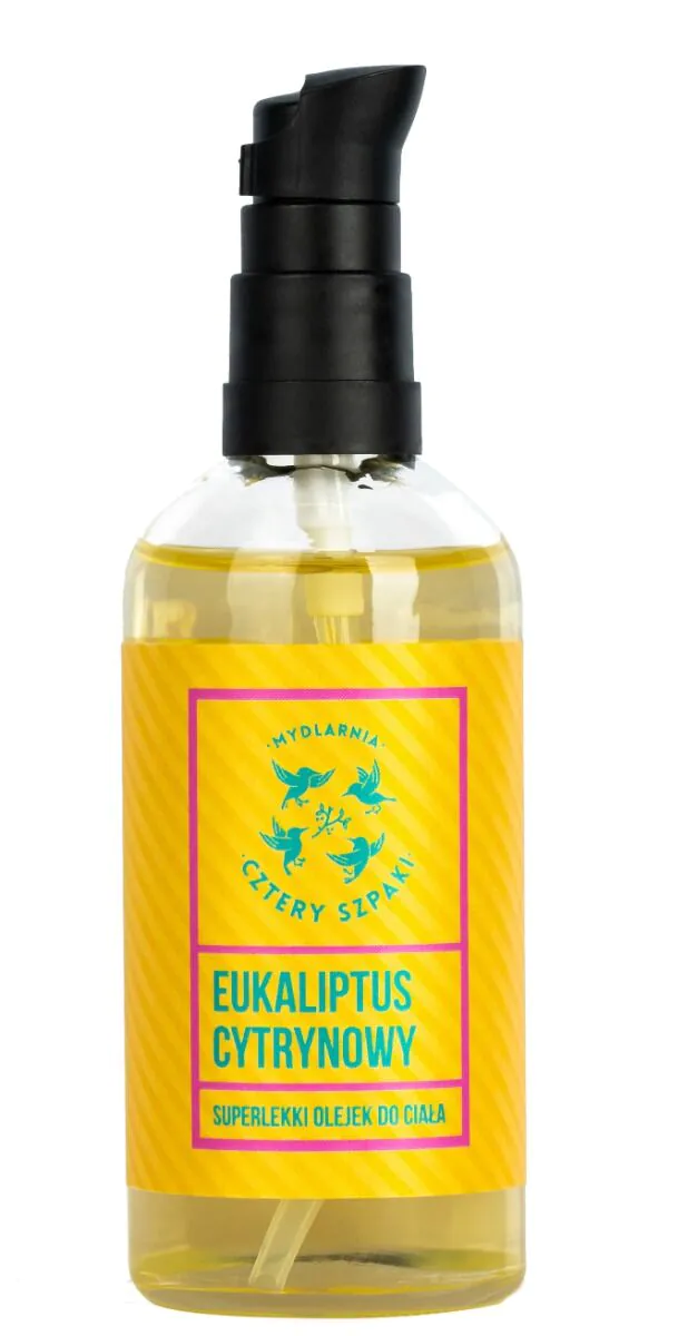 Cztery Szpaki Mydlarnia Citron Eucalyptus Natural Super Light Body Oil