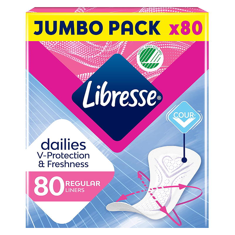 Libresse Libresse 80-pk truseinnlegg Normal