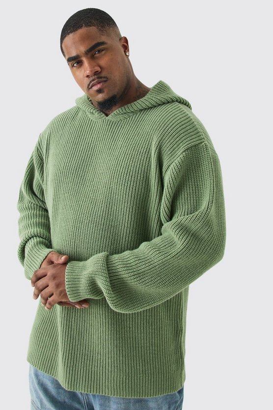 Plus kastiger Oversize Hoodie