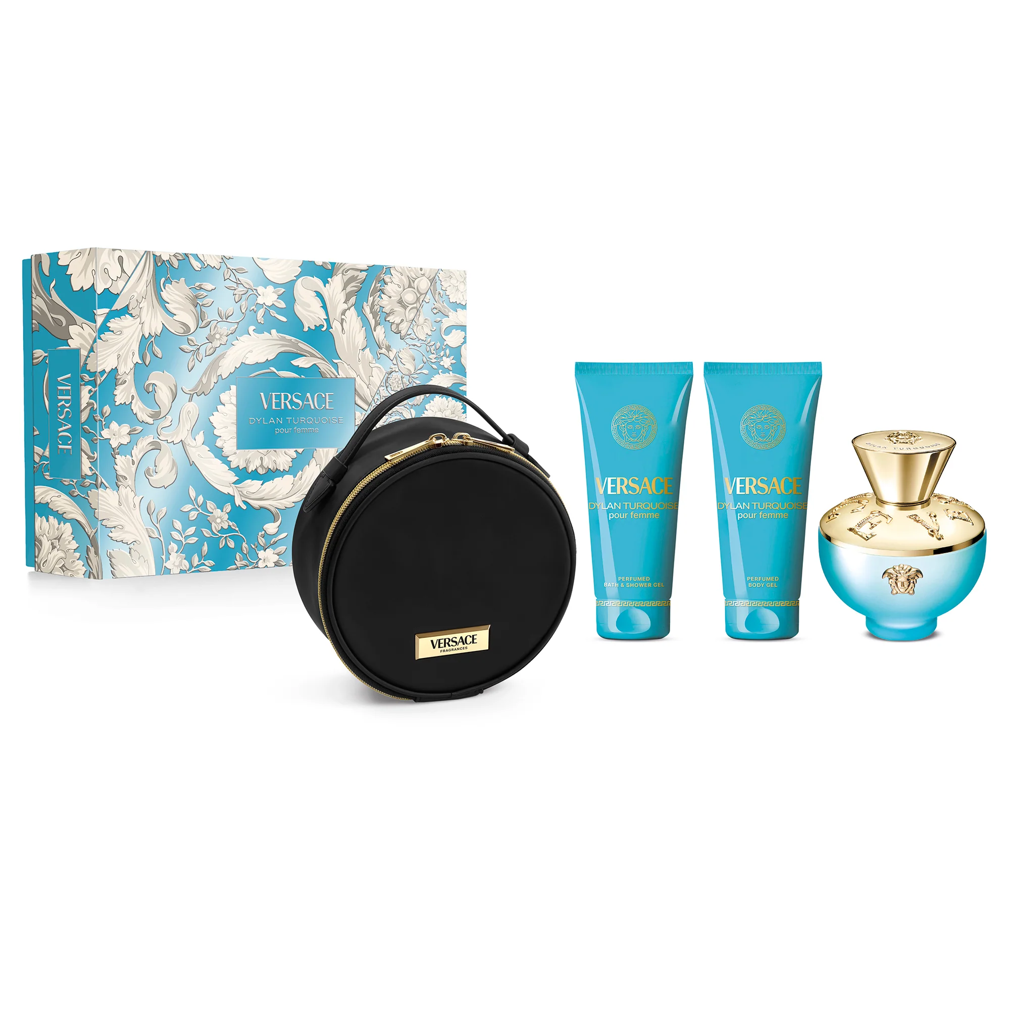 Versace Pour Femme Dylan Turquoise poklon set - set ženskih parfema, toaletna voda