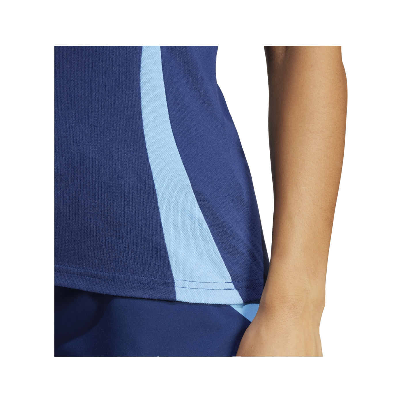 adidas Tiro 24 Competition Poloshirt Damen Blau