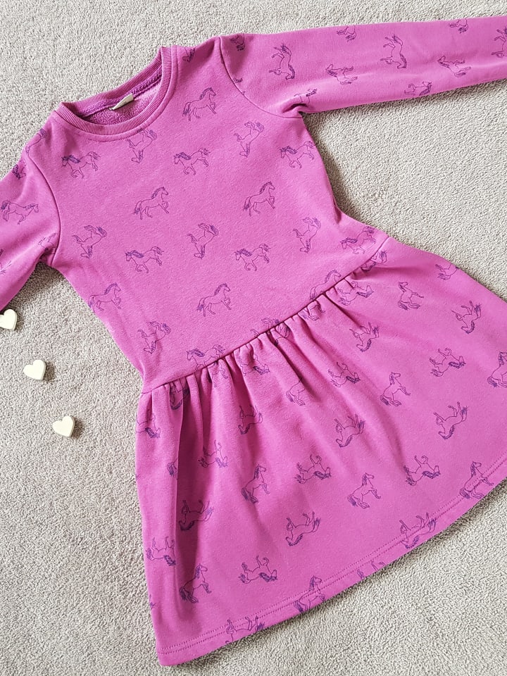 Salt and Pepper Kleid in Mauve günstig kaufen 128/134