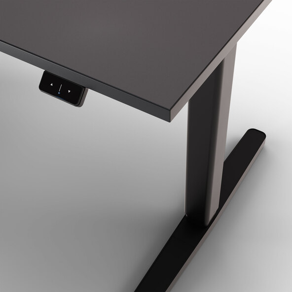 Elektrisch höhenverstellbarer Schreibtisch Desk Basic, anthrazit