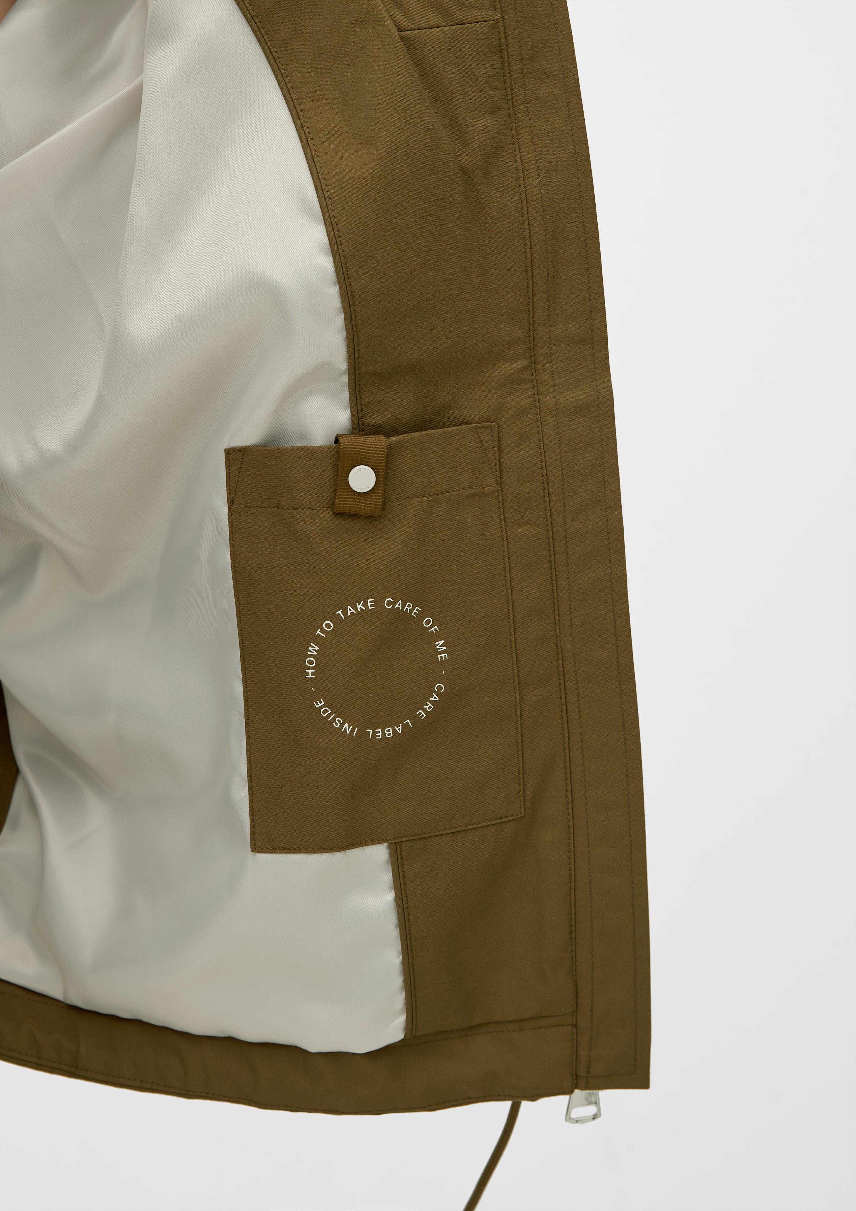 Kapuzenjacke aus Baumwollmix  2129005-7723