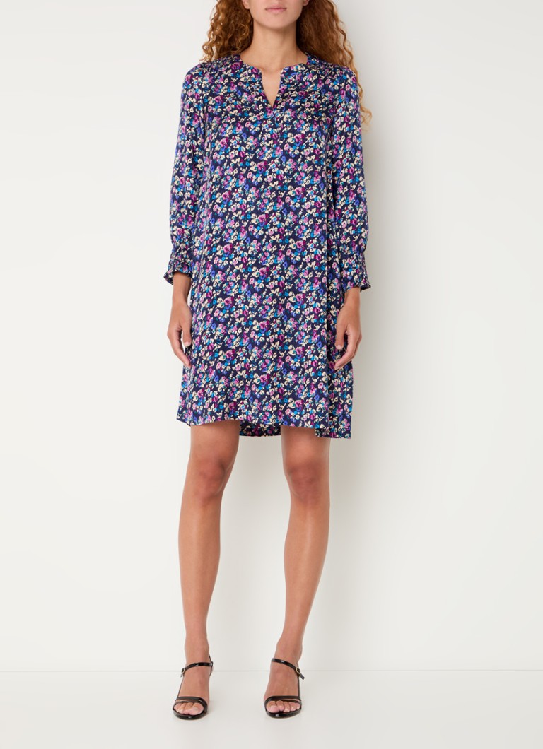 Vestido túnica corto Salya de Gerard Darel con estampado floral
