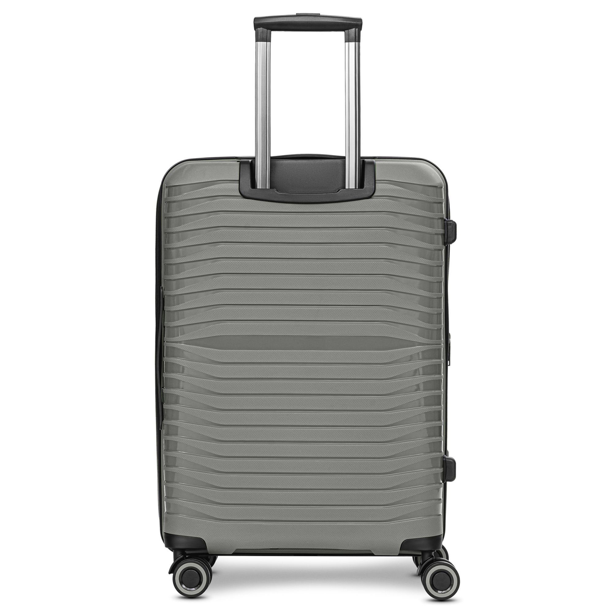Stratic Trolleyset Shine, 4 Rollen, (3-teilig, 3 tlg), Polypropylen