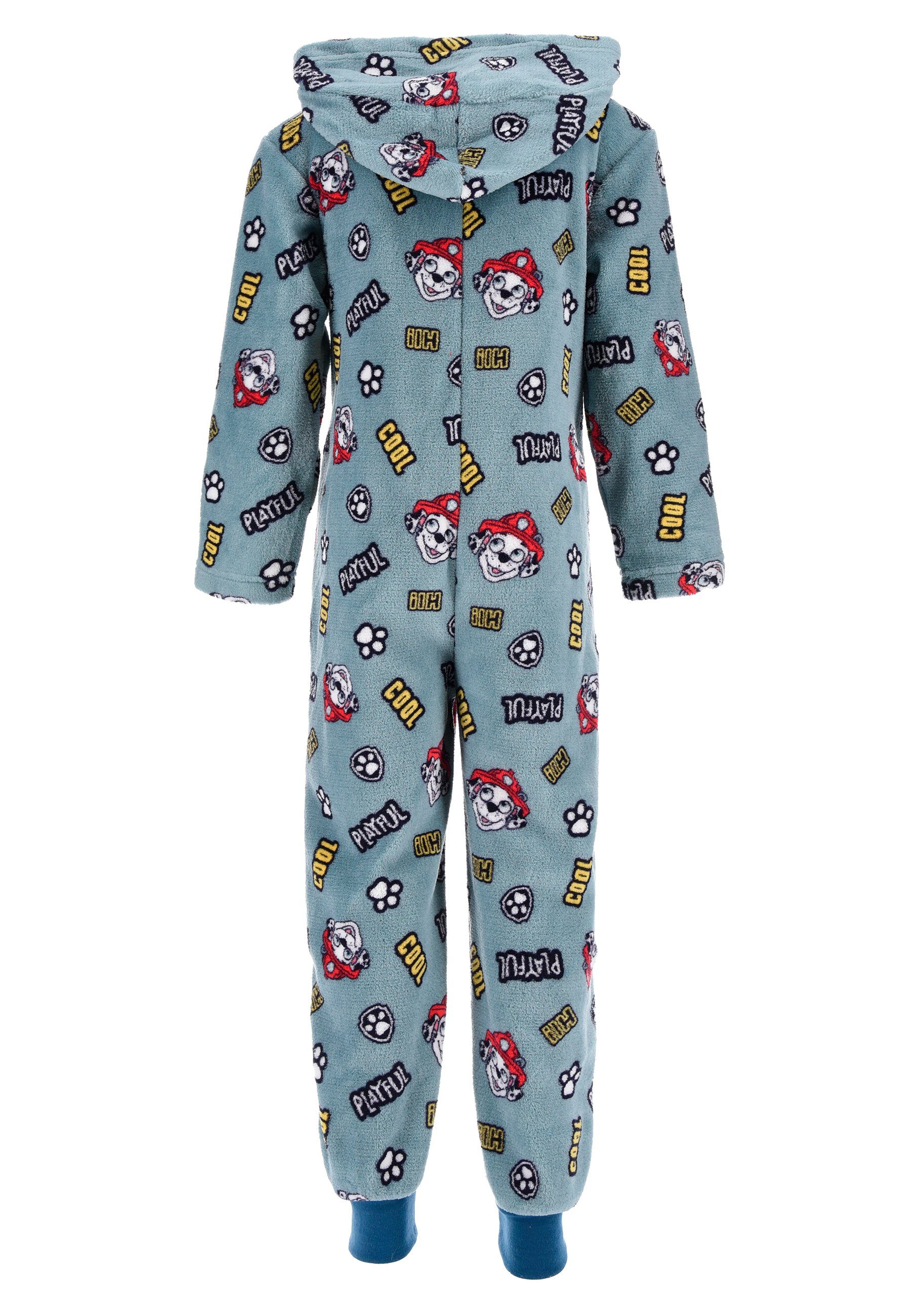 PAW PATROL Schlafanzug Schlaf Overall Pyjama langarm Schlafanzug