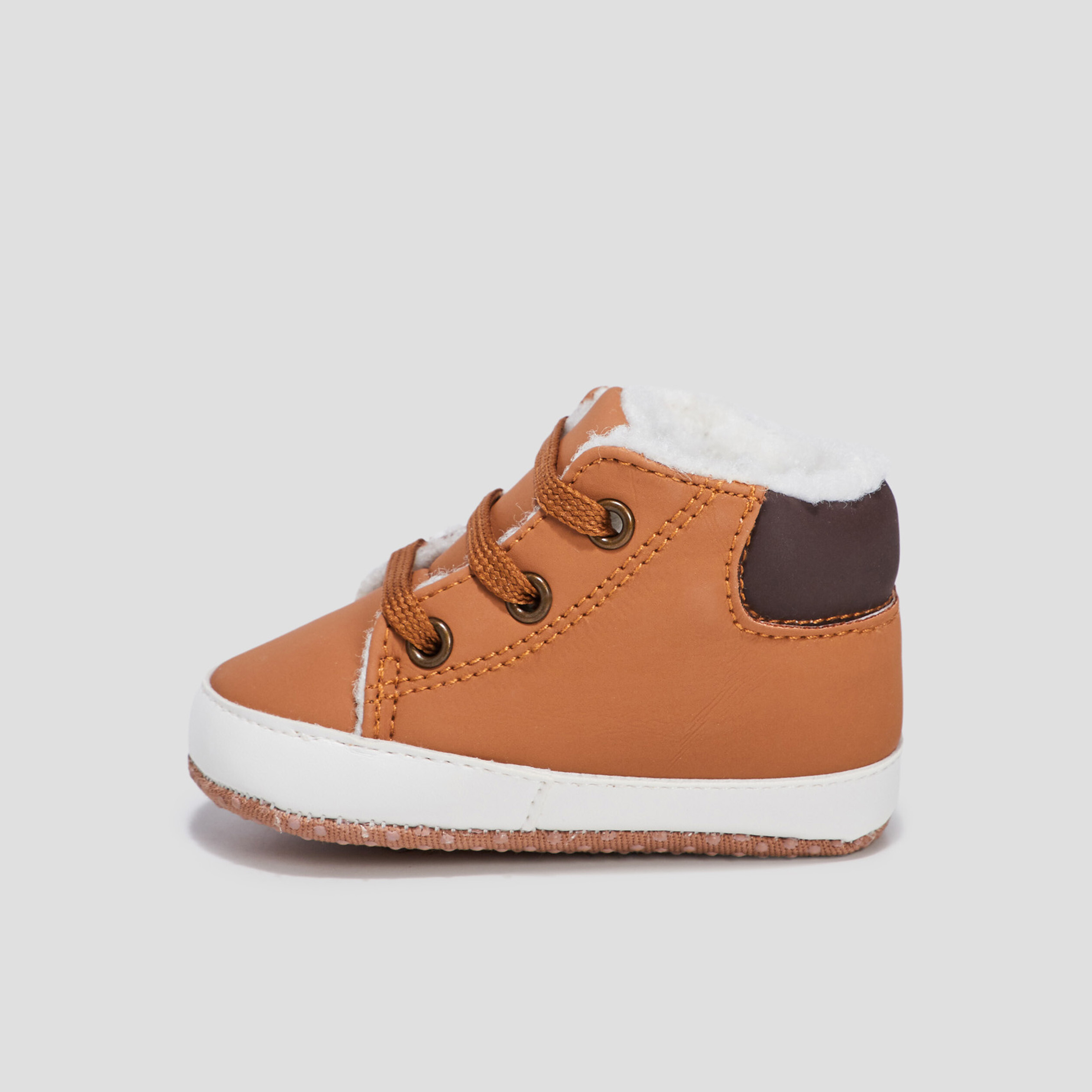 Bottillons à lacets Creeks camel bébé garçon | La Halle