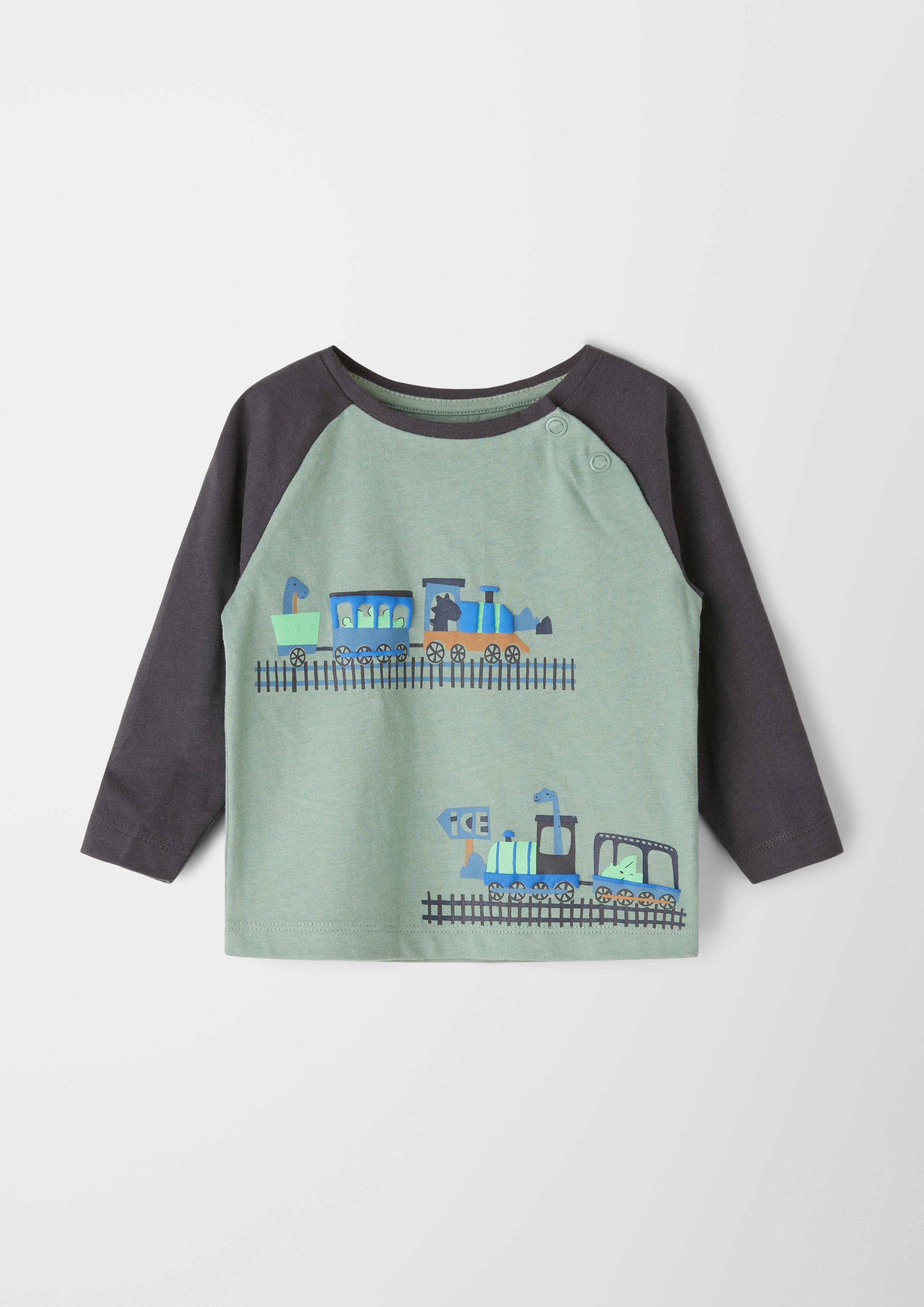T-Shirt mit Raglanärmeln  2122460-7223