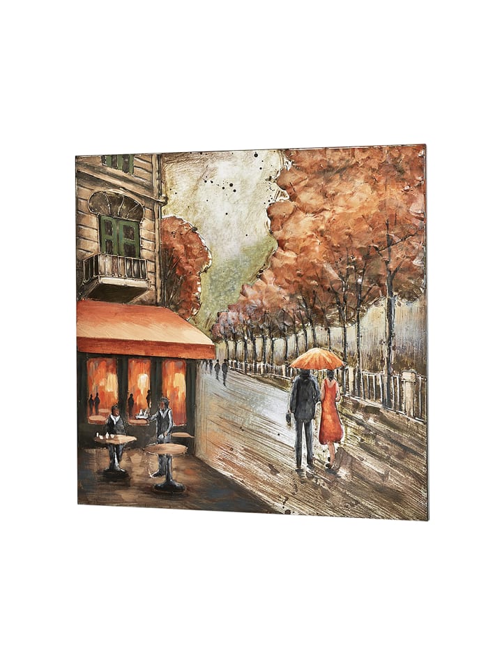 kobolo Metallbild AUBURN90 in Braun günstig kaufen onesize
