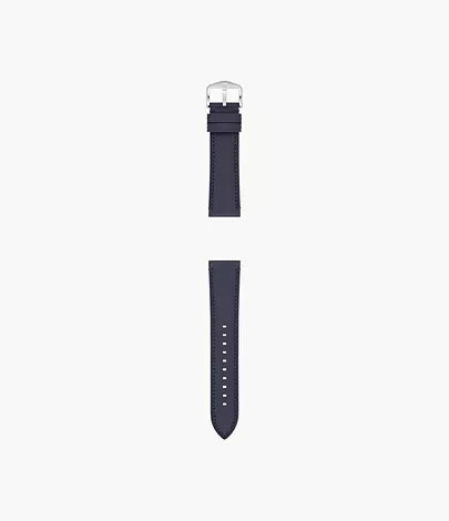 Fossil Band 22 mm LiteHide-Leder dunkelblau