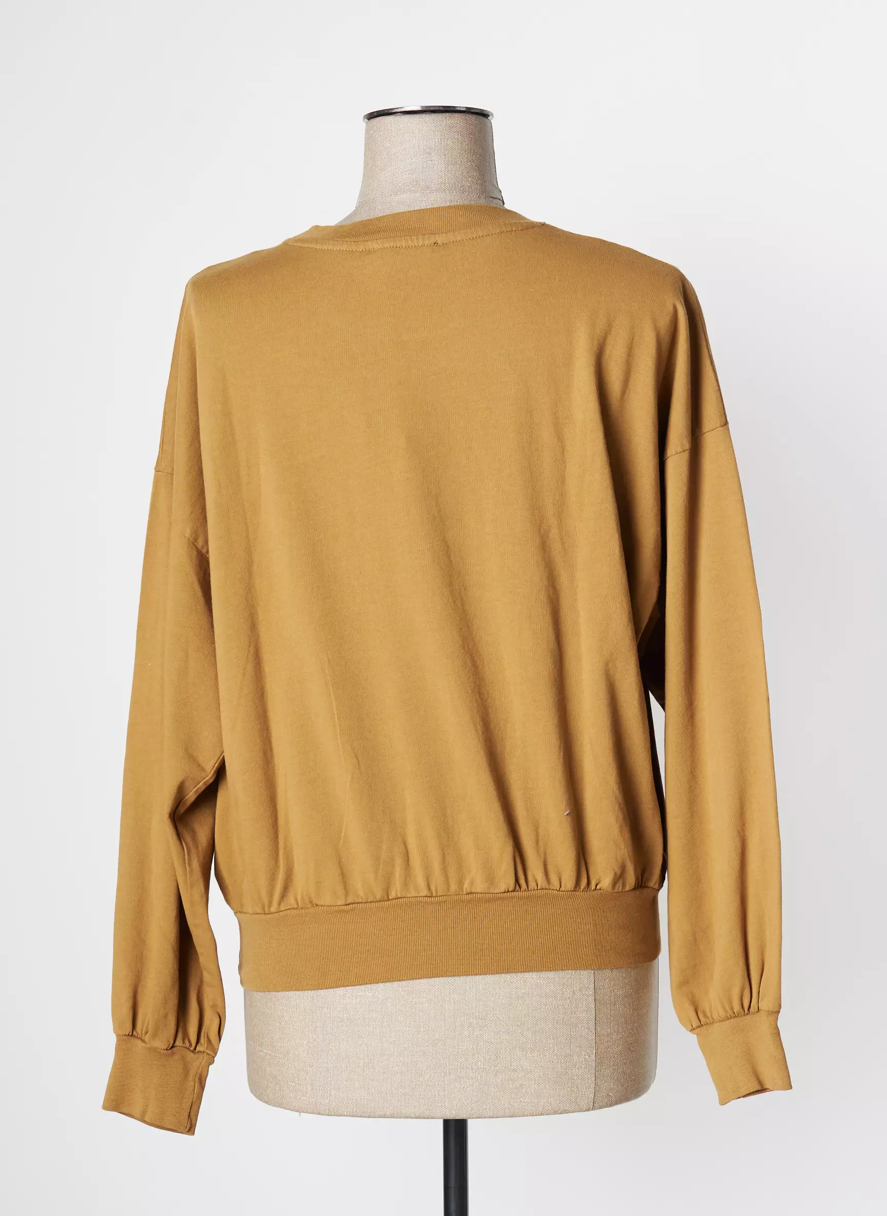 American Vintage Sweats Femme couleur jaune