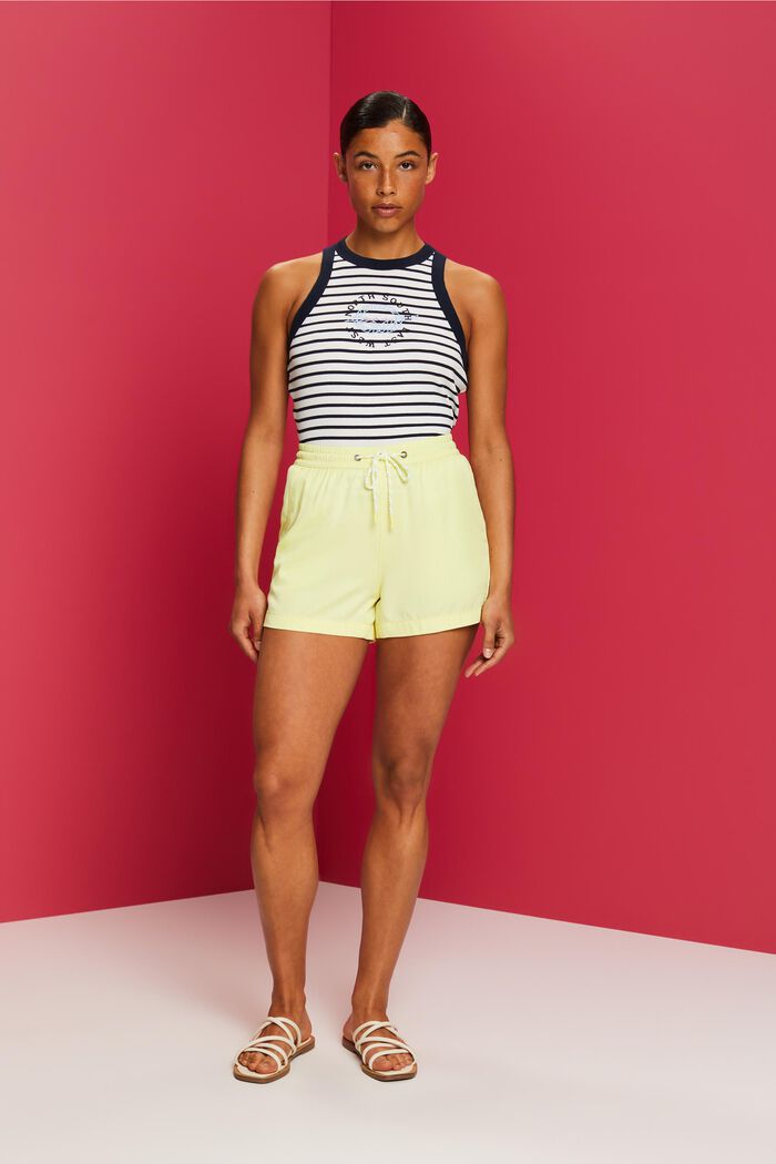 Pull-on-Shorts mit Tunnelzug auf Taillenhöhe