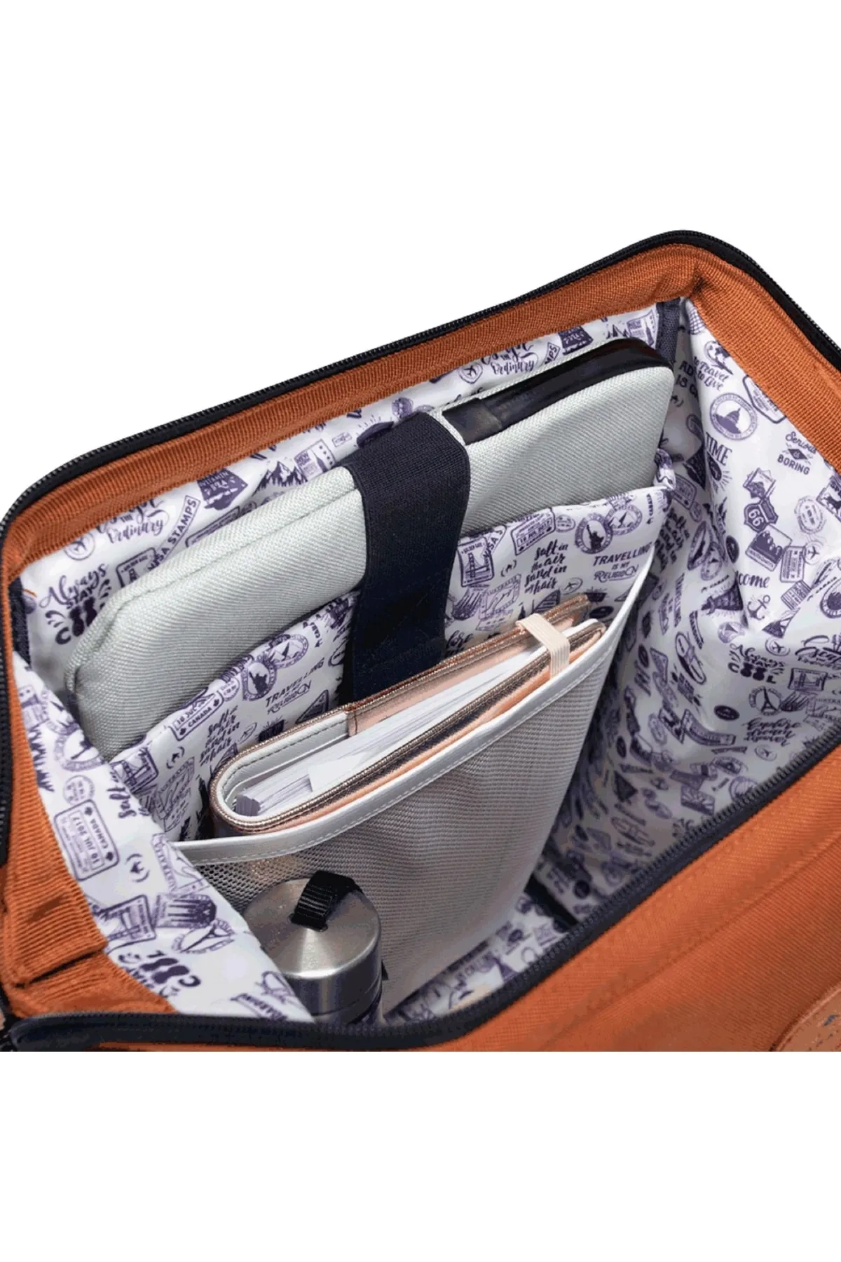 Cabaia  Rucksack - Braun - Geblümt