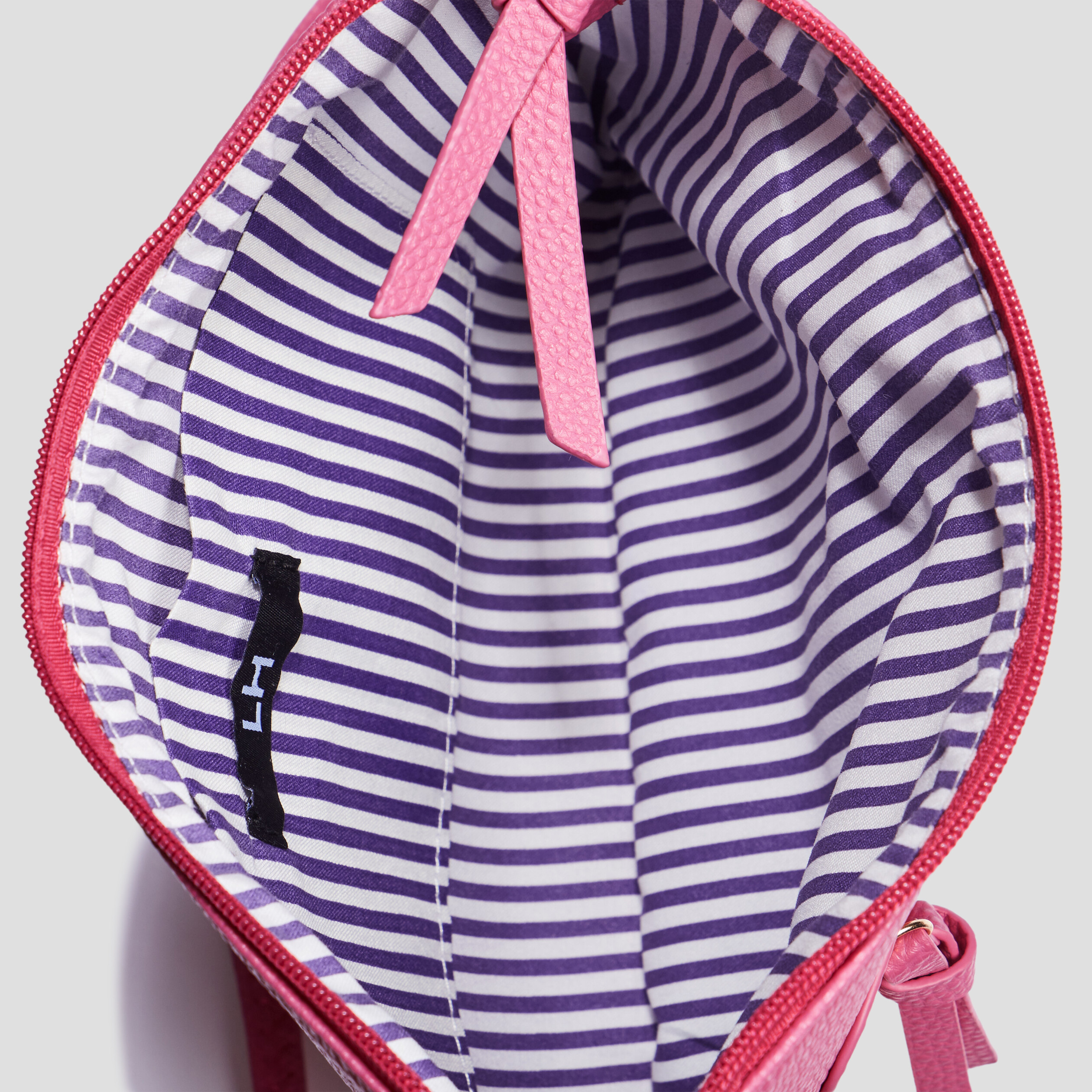 Sac en bandoulière rectangulaire rose fushia femme | La Halle