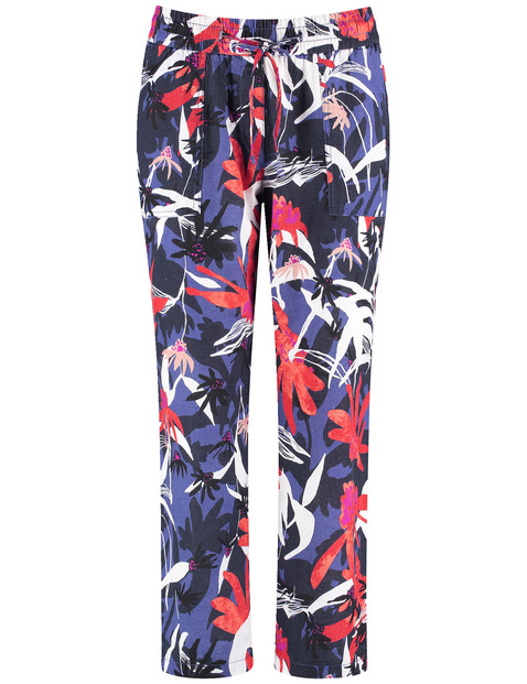 Schlupfhose Easy Fit mit Leinenanteil