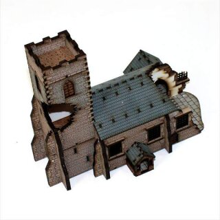 15mm Damaged Parish Church