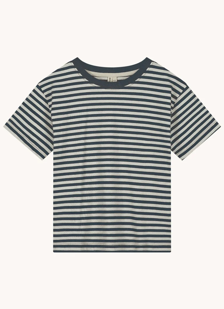 Gray Label økologisk bomulls-T-skjorte med rund hals