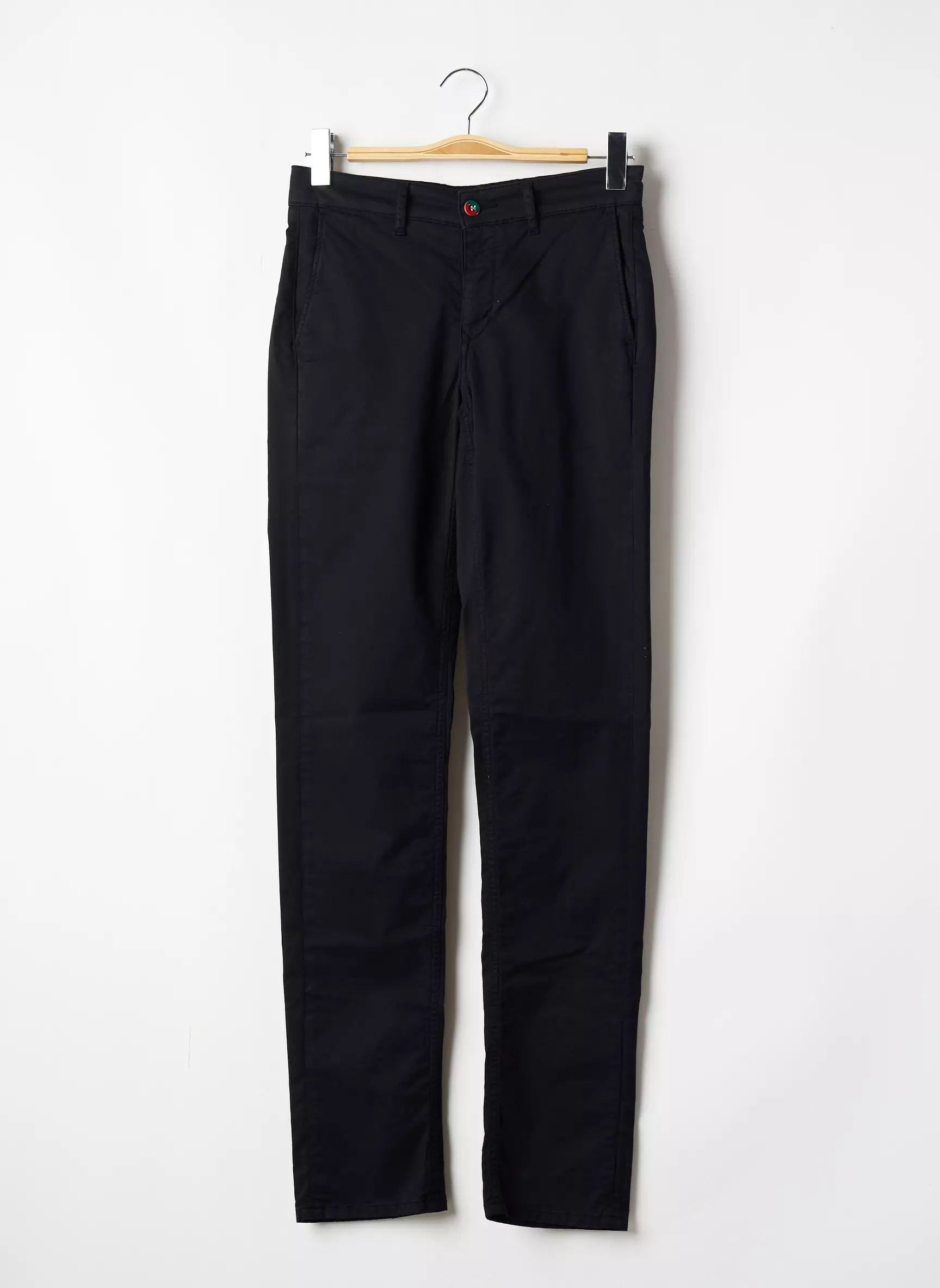 Serge Blanco Pantalons Chino Homme couleur noir