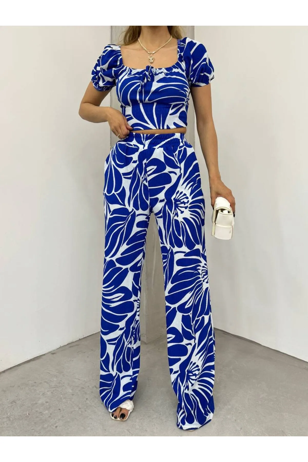 BİKELİFE  Bustierhose mit Blumenmuster für Damen im Doppelset