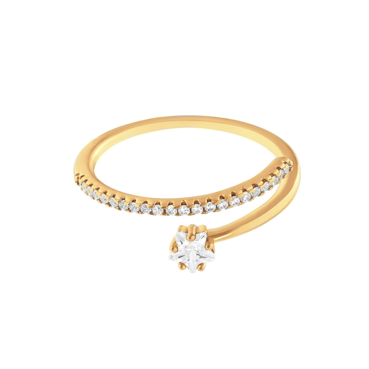 Prstan Heideman Jella v zlati barvi