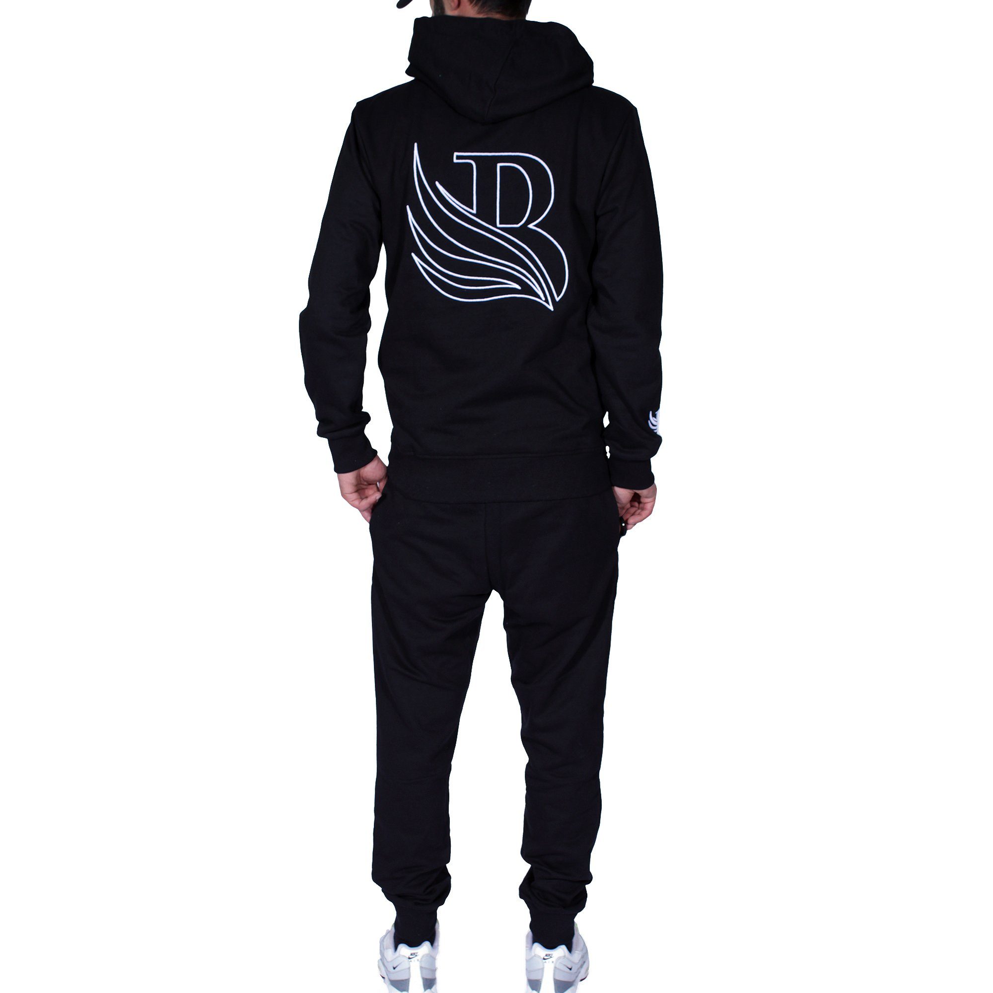 Banco Freizeitanzug Banco Sportanzug mit Logo Streetwear Outdoor Fitness Herren, Mit Kapuze
