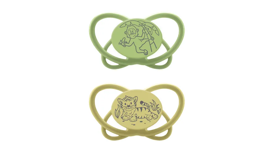 nip® Schnuller My Butterfly Green Silikon Größe 1 (0-6 Monate)