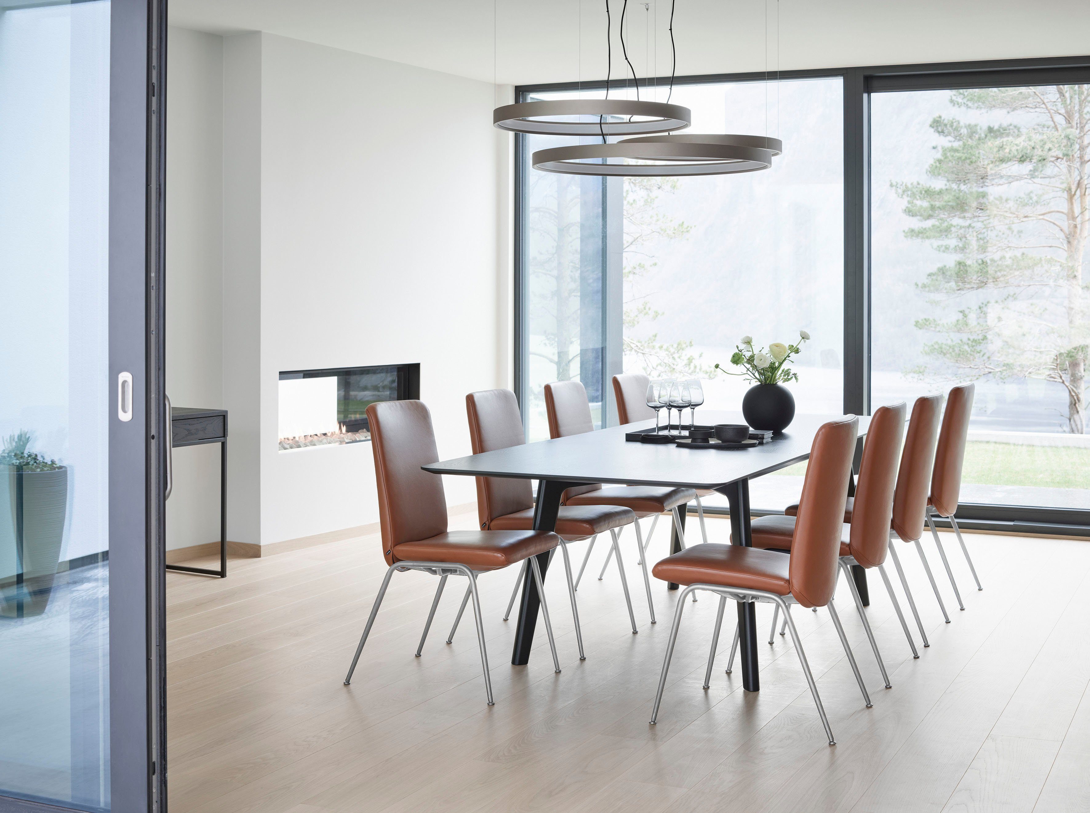 Stressless® Polsterstuhl Laurel, Low Back, Größe L, mit Beinen aus Stahl in Chrom glänzend