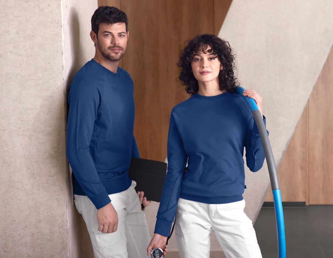 e.s. Sweatshirt cotton stretch, Damen